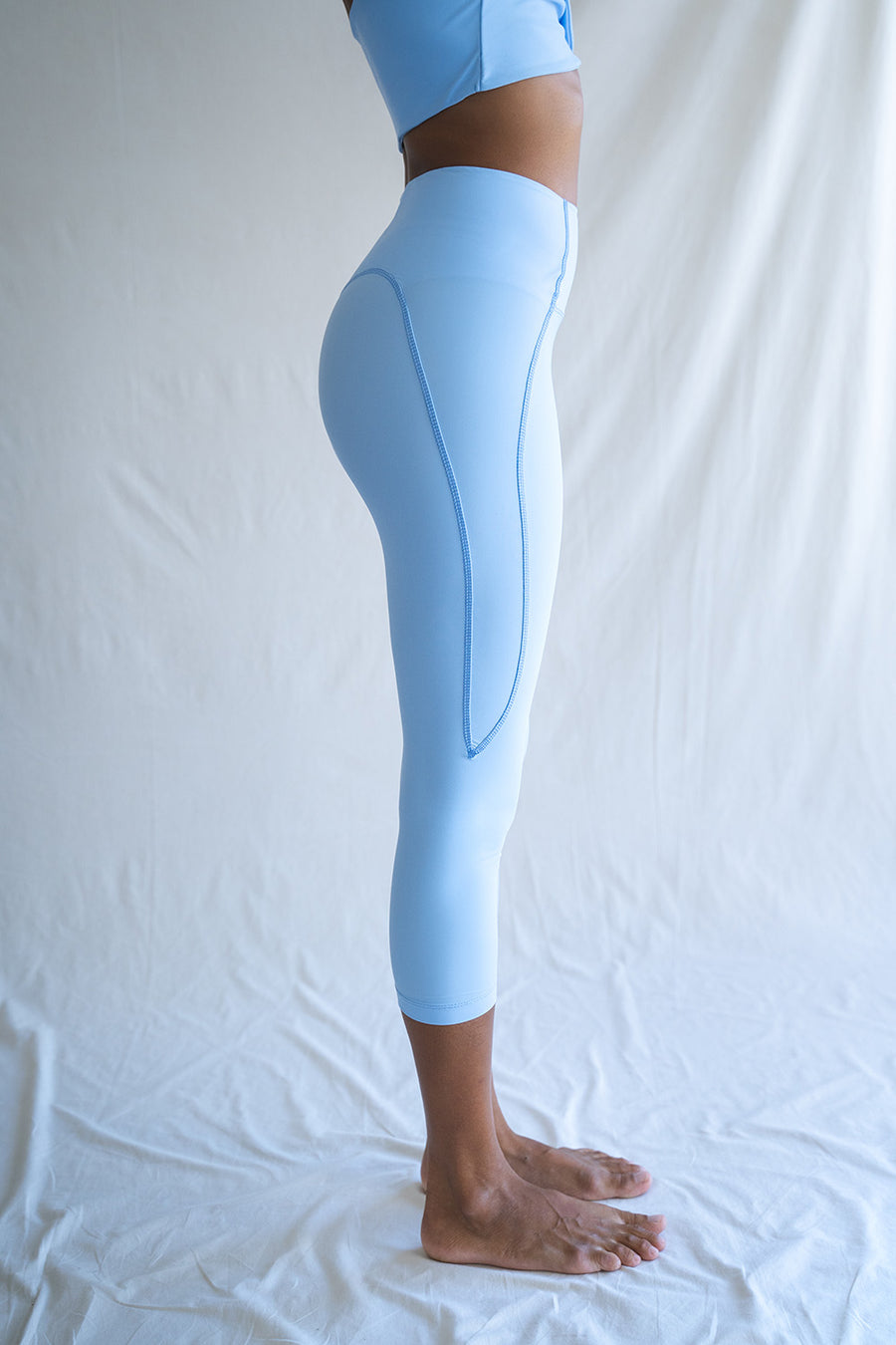 Modelling Capri Leggings - Blue