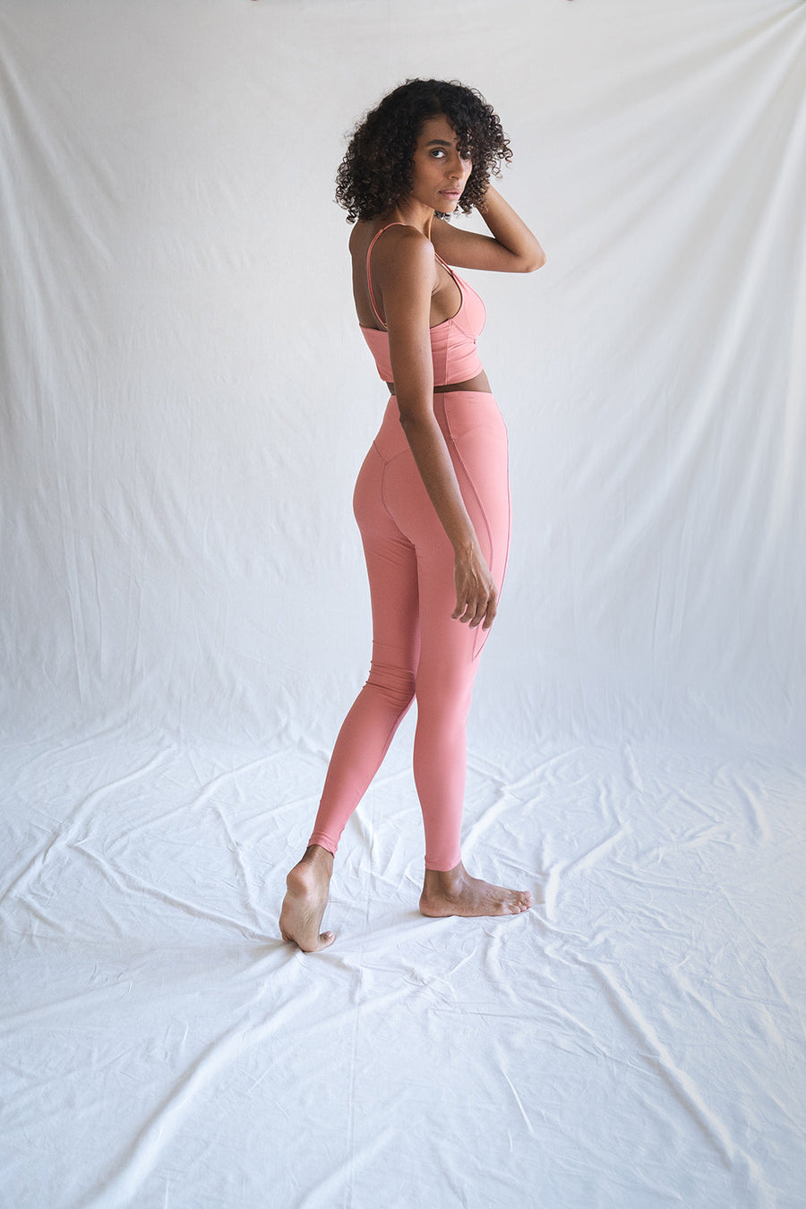 Sculpting Leggings - Blush Pink – STARSEEDS